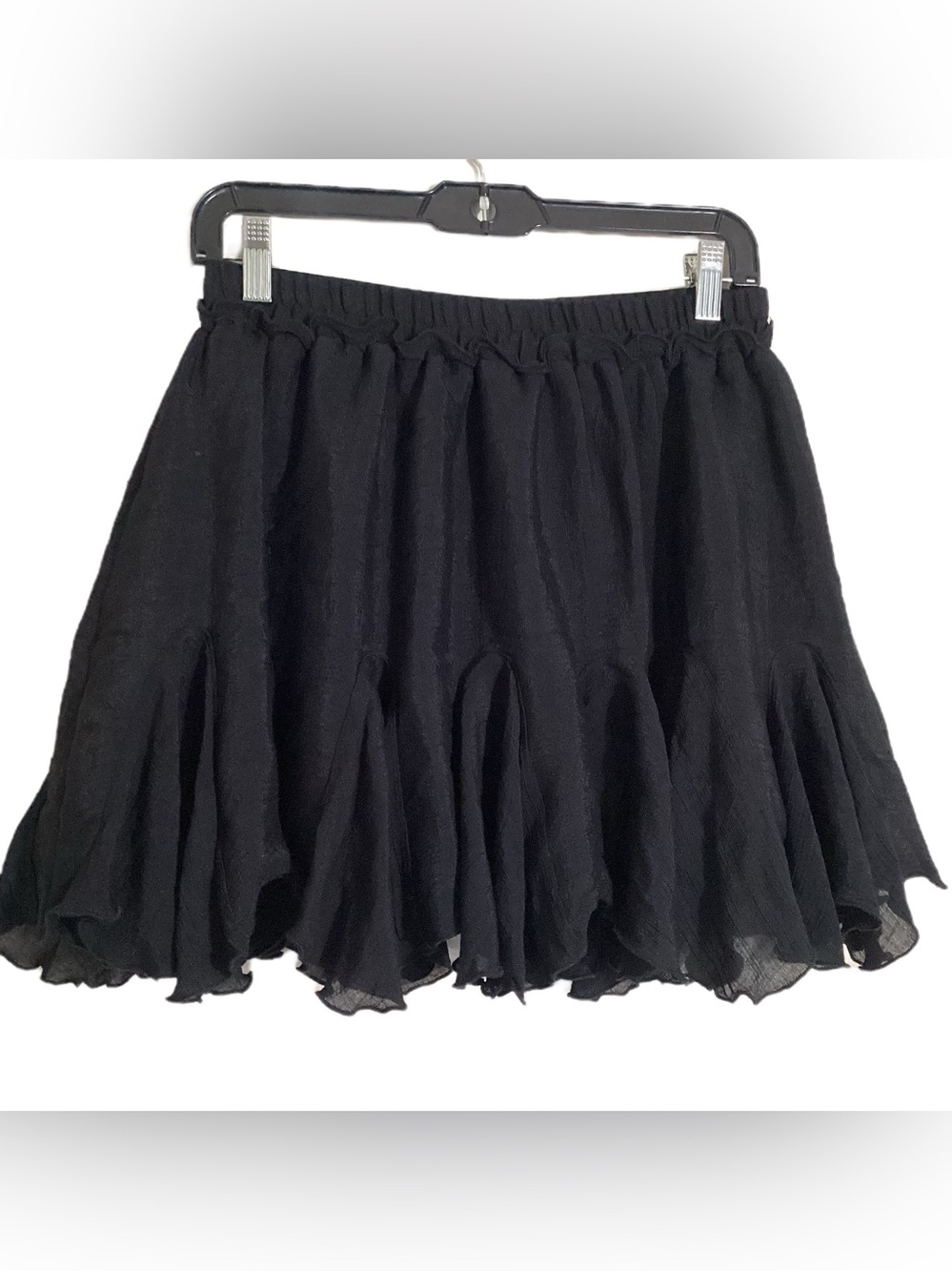 Y2K Style Cotton Linen Blend Mini Skort M